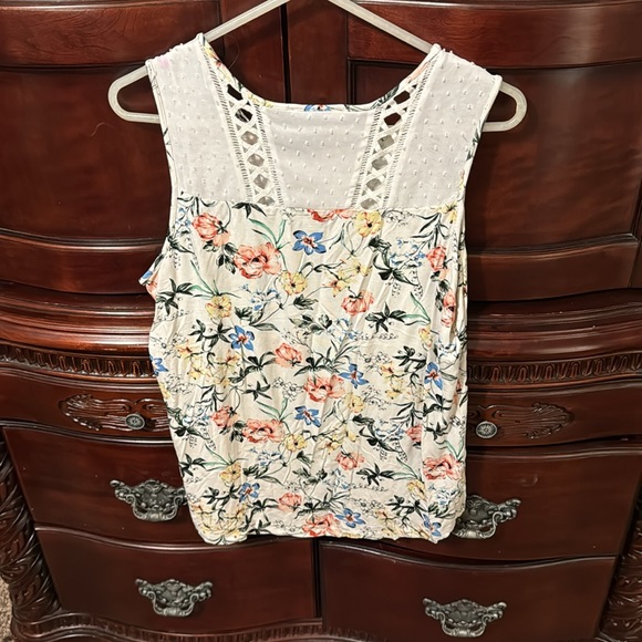 Daniel Rainn size large floral tank top - Picture 2 of 4
